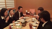 夜は懇親会