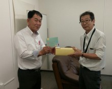 特販部（社長の代理として部長から）
